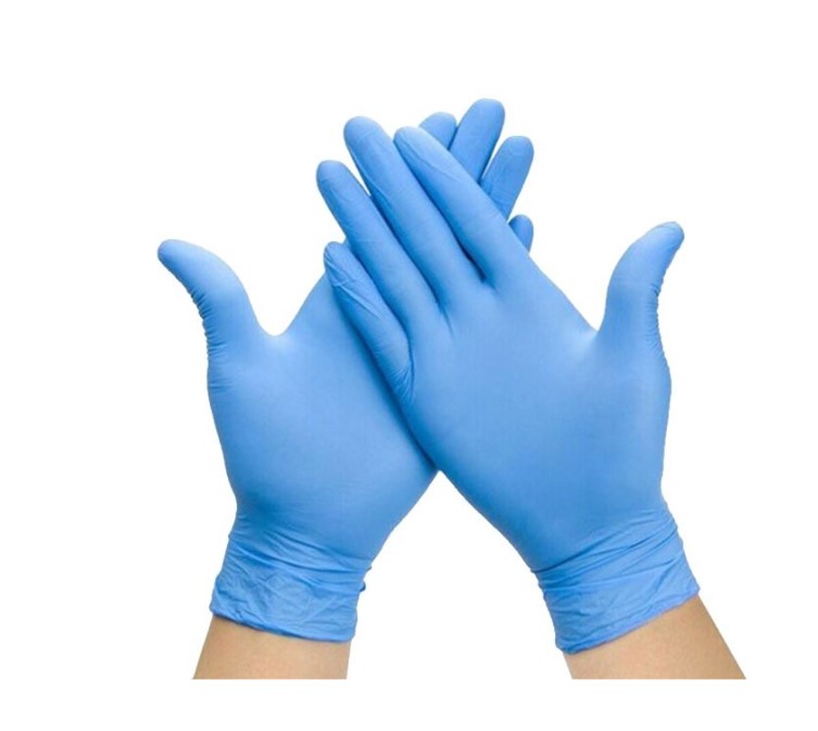 Guante Nitrilo AZUL M  Luna 100u GN22